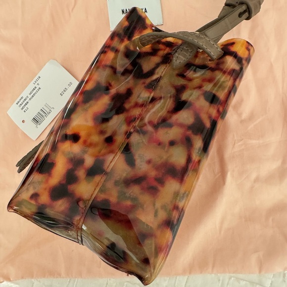 Nanushka Mini Bucket Crossbody Bag, Tortoise - Picture 5 of 7